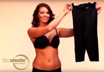 How to put on LIPOELASTIC® post-operative liposuction compression garments properly? 