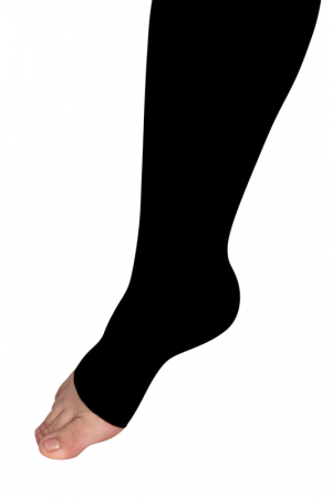 Kompresívne pooperačné dámske nohavice TBfLg leggings s uchytením na chodidle - Lipoelastic.sk