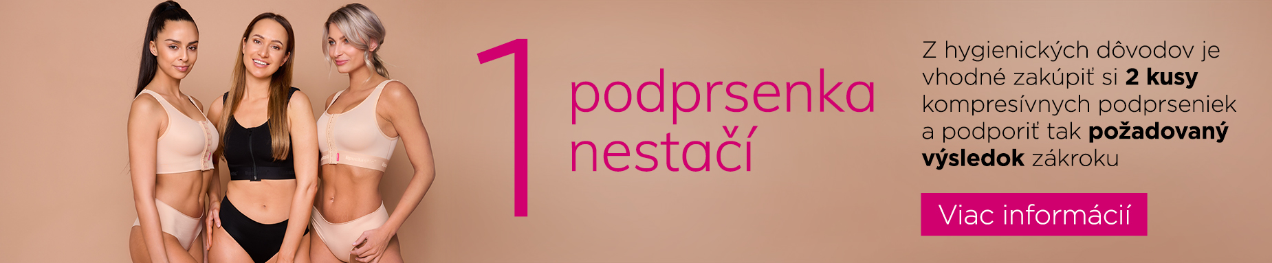 Kompresívne podprsenky a pásy - Banner